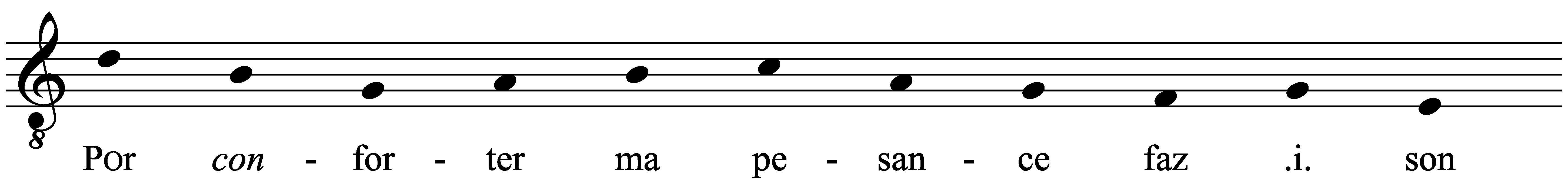 Work musical notation